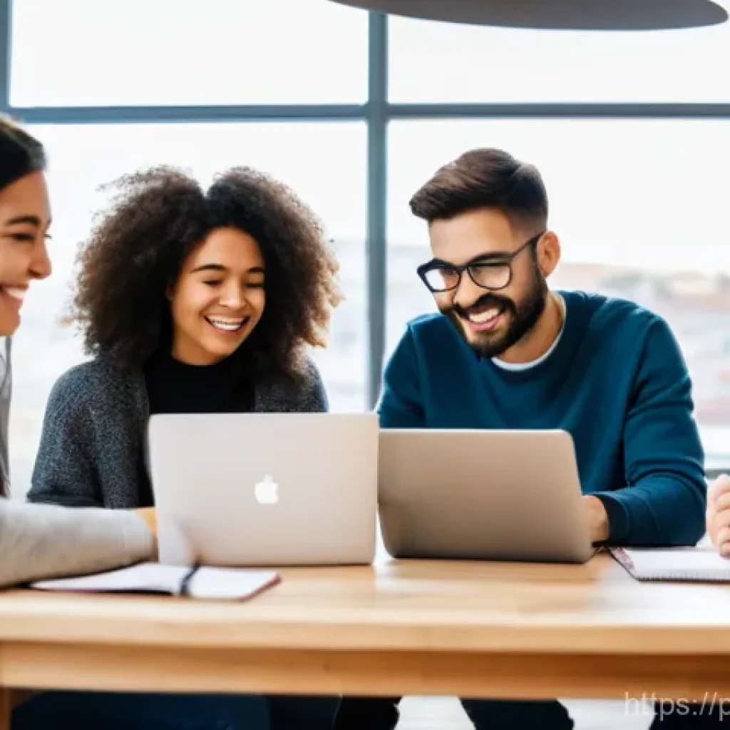 비행기 티켓 가격 - **Prompt:** A young, diverse group of three friends (two women, one man, all in their mid-20s, casua...