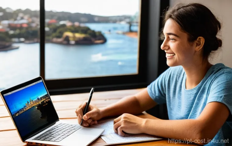 호주 워킹홀리데이 비용 - **A Young Portuguese Traveler Planning Their Australian Adventure:**
"A young Portuguese man or ...